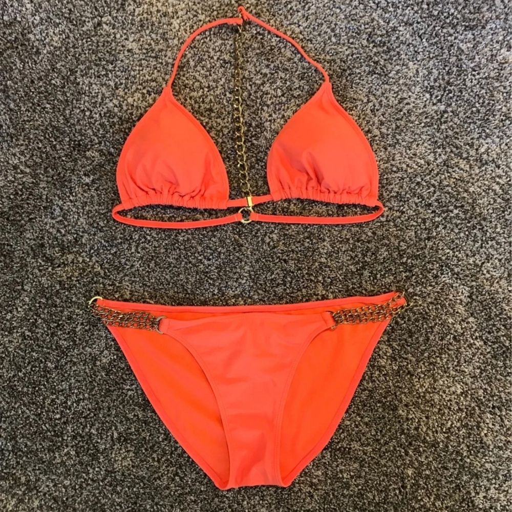 Charlotte Russe Orange Bikini
